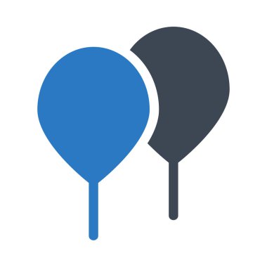 balon ikon vektör illüstrasyonu 