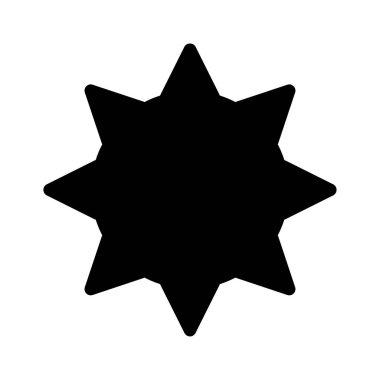 Güneş Simgesi Vektör illüstrasyonu 