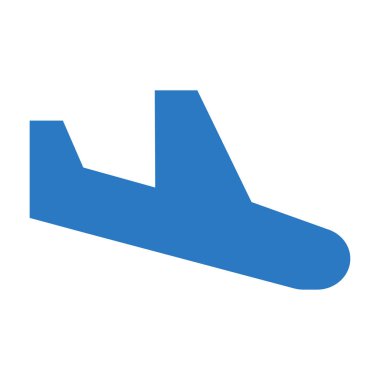 düzlem ikonu vektör illüstrasyonu 