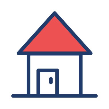 ev simgesi vektör illüstrasyonu 