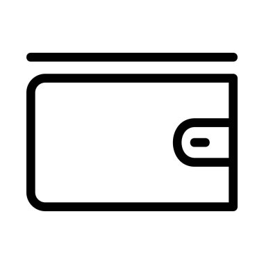 m-cüzdan web simge vektör çizim 