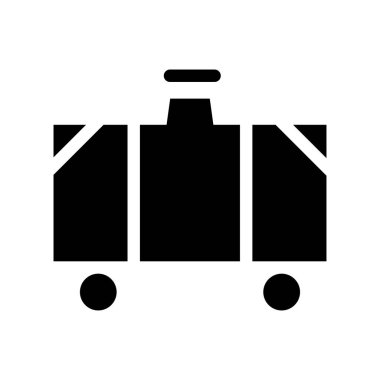 Bagaj simge vektör çizim 