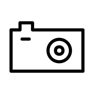 kamera simgesi vektör illüstrasyonu 