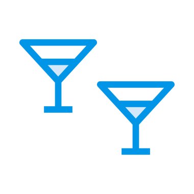 gözlük ikonu vektör illüstrasyonu 