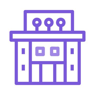 kale ikonu vektör illüstrasyonu 