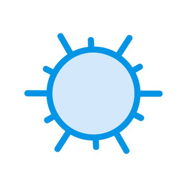 Güneş Simgesi Vektör illüstrasyonu 