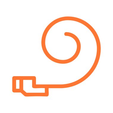 ıslık simgesi vektör illüstrasyonu 