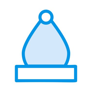 Şapka simgesi vektör illüstrasyonu 