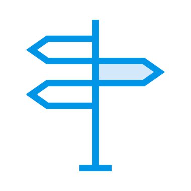 yön ikonu vektör illüstrasyonu 