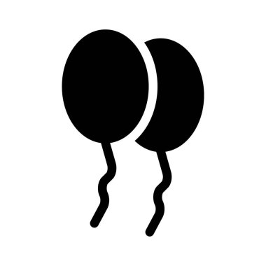 balon ikon vektör illüstrasyonu 