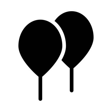 balon ikon vektör illüstrasyonu 