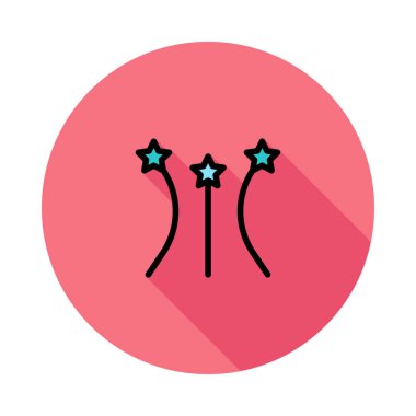 Yıldız simgesi vektör illüstrasyonu 