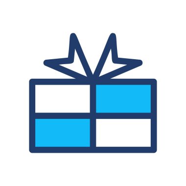 hediye simgesi vektör illüstrasyonu 