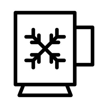 Kap ikonu vektör illüstrasyonu 