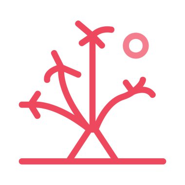 Plaj simge vektör çizim 