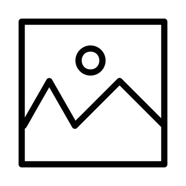 dağ ikonu vektör illüstrasyonu 