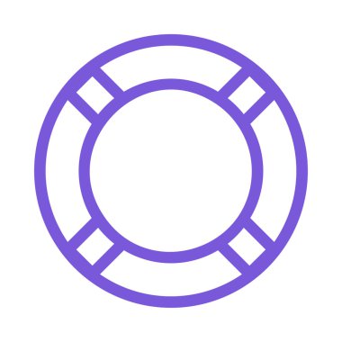 Yaşam şamandırası ikon vektör çizimi 