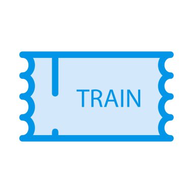 bilet ikonu vektör illüstrasyonu 