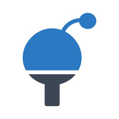 ping pong simgesi vektör illüstrasyonu 