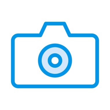 kamera simgesi vektör illüstrasyonu 