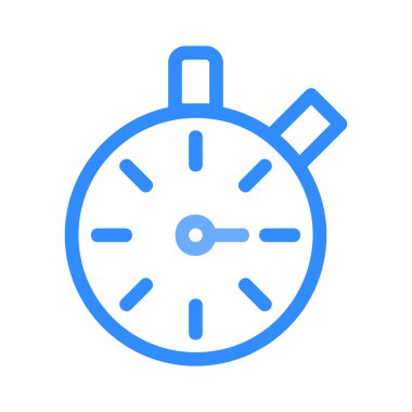 kronometre simgesi, vektör illüstrasyonu 