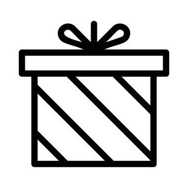 hediye simgesi vektör illüstrasyonu 
