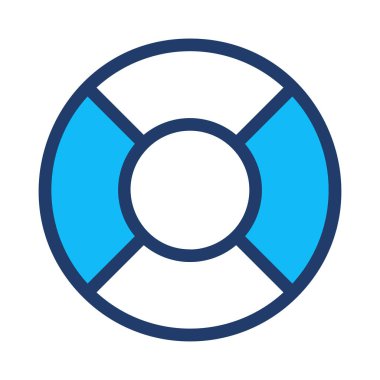 yaşam şamandırası vektör illüstrasyonu 