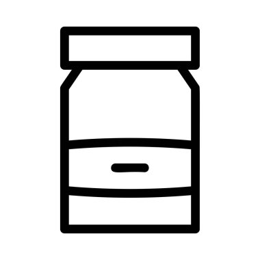 şişe simgesi vektör illüstrasyonu 