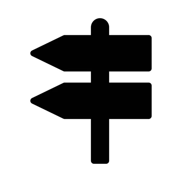 Richtung Symbol Vektor Illustration — Stockvektor