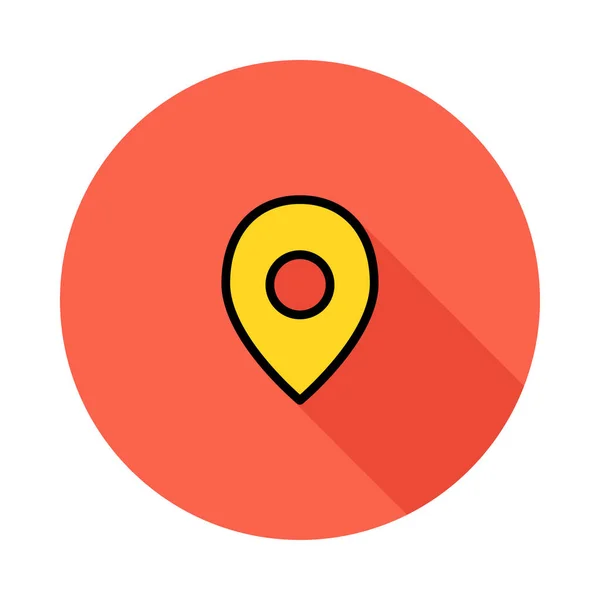 Map Pin Icon Vector Illustration — Stock Vector