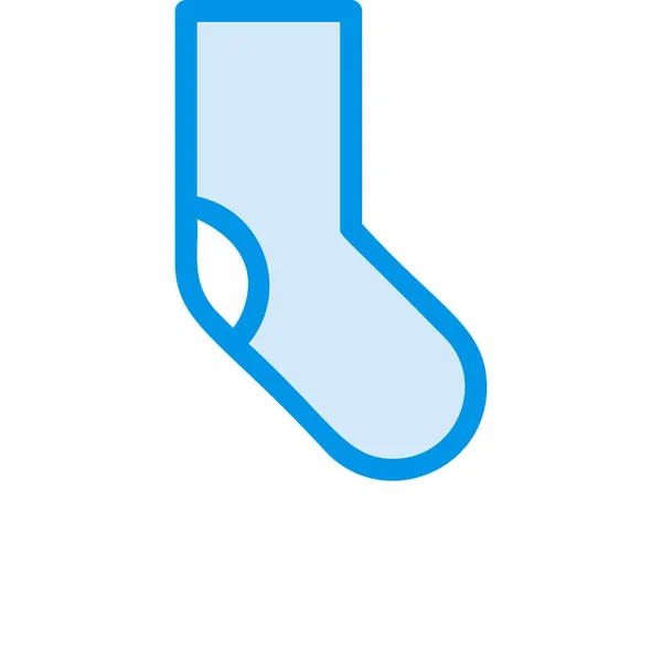 Sock Icon Vector Illustration — Stock Vector