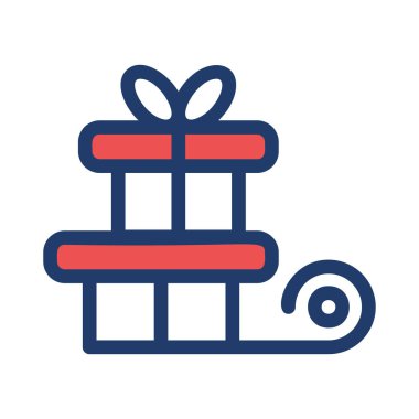 hediye simgesi vektör illüstrasyonu 
