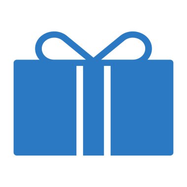 Beyaz arka plan üzerinde izole hattı hediye kutusu