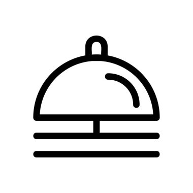 Çanak simge vektör çizim 