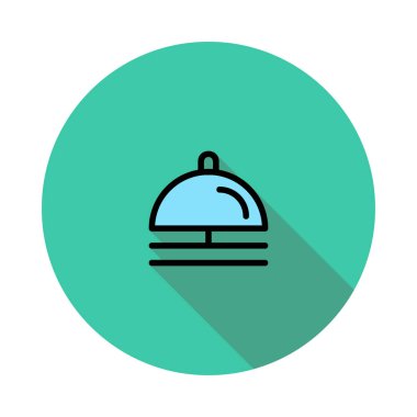 Çanak simge vektör çizim 