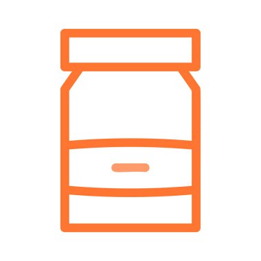 şişe simgesi vektör illüstrasyonu 