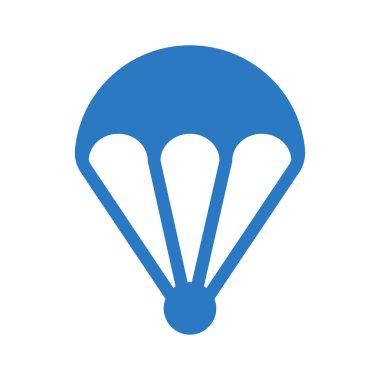 paraşüt simgesi vektör illüstrasyonu 