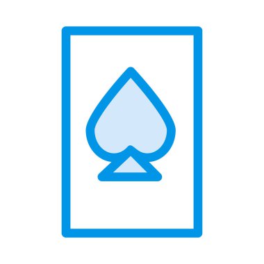 iskambil simge vektör çizim küreği 