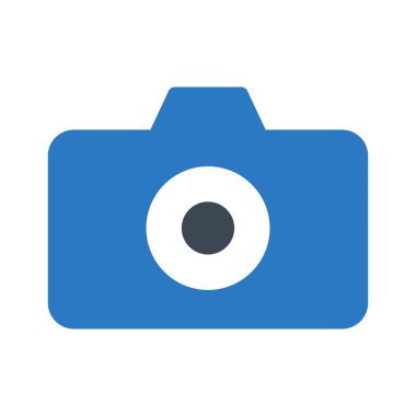 kamera simgesi vektör illüstrasyonu 