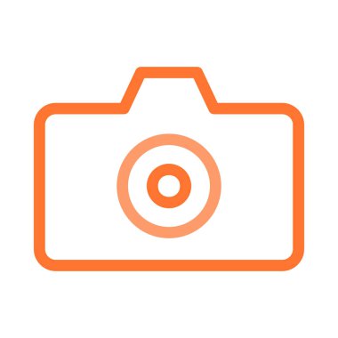 kamera simgesi vektör illüstrasyonu 