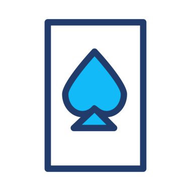 iskambil simge vektör çizim küreği 