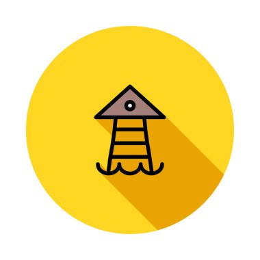 Tatil web renk vektör simgesi