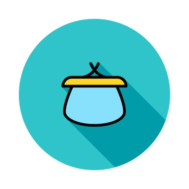 cüzdan ikonu vektör illüstrasyonu 