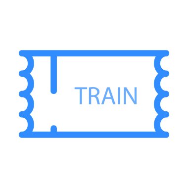 bilet ikonu vektör illüstrasyonu 