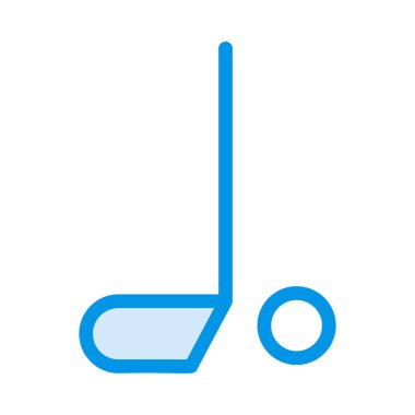 golf ikonu vektör illüstrasyonu 