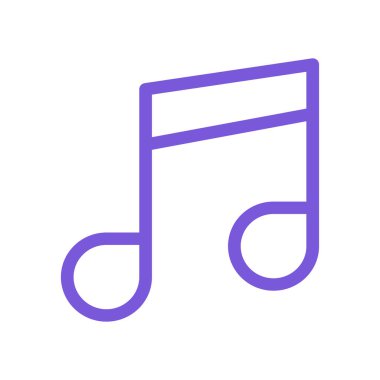 melodi simge vektör çizim 