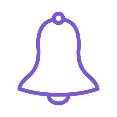 Çan simgesi vektör illüstrasyonu 