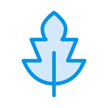 Yaprak ikonu vektör illüstrasyonu 