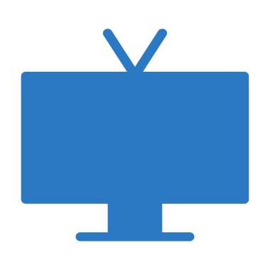 TV simge vektör çizim ayarla 