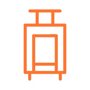 Bagaj simge vektör çizim 